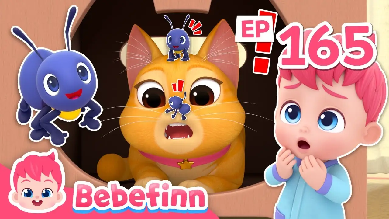 🐜 The Little Tiny AntsㅣEP165ㅣSong for KidsㅣBebefinn Nursery Rhymes
